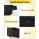 thumbnail image 4 of Neceser de viaje Vorspack para hombre resistente al agua, color negro, 4 of 7