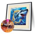 thumbnail image 1 of Cuadros Decorativos 5D diamante pintura DIY 3D cuadro marco animal completo redondo taladro mosaico arte Tmvgtek embutido en tela, 1 of 6