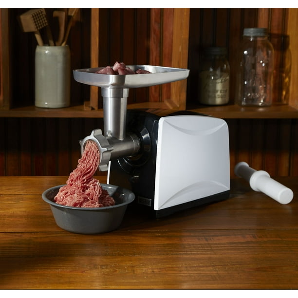 Amazon Com Weston Number 5 Electric Meat Grinder And Sausage Stuffer 500 Watt Black Kitchen Dining