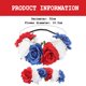 thumbnail image 2 of Diadema con corona de flores de rosas para novia, boda, guirnalda para el cabello, tocado, accesorio para el cabello para niñas, mujeres y niños - Arcoíris, 2 of 6