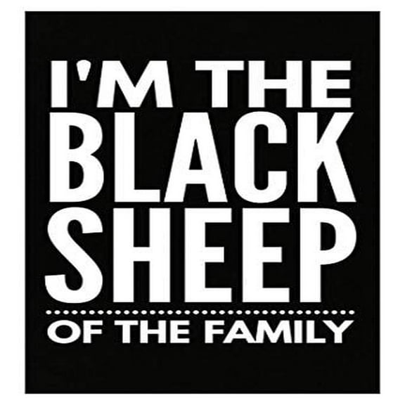 Black Sheep of The Family Poster - 13x19 - Humorous Wall Decor Gift