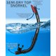 thumbnail image 3 of Reef Tourer Conjunto de Máscara y Snorkel para Adultos de una Sola Ventana, Negro/rojo Oscuro Metalizado, 3 of 6