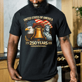 thumbnail image 5 of United States of America 250 Years T Shirt 1776 2026, Semiquincentennial Patriotic Eagle Liberty Bell Statue of Liberty Graphic Tee for Men Women, 5 of 6