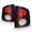 Black Housing With Clear Lens, variant on AKKON - For Chevy S-10 GMC Sonoma Isuzu Hombra Rear Tail Lights Signal Brake Lamps Smoked Left + Right