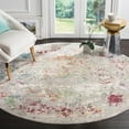 thumbnail image 3 of SAFAVIEH Mystique Christina Distressed Polyester Runner Rug, Grey/Multi, 2'3" x 8', 3 of 3