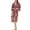 Purple-H, variant on Penkiiy Simulated Silk Bathrobes for Women Women Bathrobes Peacock Kimono Long Dressing Gown Japanese Robe Dress M Beige