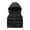 Black, variant on Hooded Down Puffer Vest Boys Kids Lightweight Sleeveless Jacket Fall Winter Thick Windproof (Black, 9-10 Years)