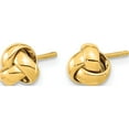 thumbnail image 2 of 10K Yellow Gold Polished Love Knot Post Earrings (Width 6.5) (Length 6.2) - Jbsp, 2 of 5