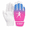 Pink, Aqua, White, variant on No Mercy Women's Softball Batting Glove - Green - Youth Medium