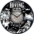thumbnail image 2 of YanGxx Scuba Diving Vinyl Record Wall Clock Retro style Wall clock Silent Home Decor Unique Art Special Home Accessories Creative Personality Gift, 2 of 7