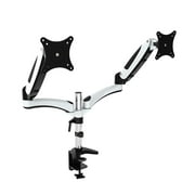 Amer Networks Dual Monitor Mount with Articulating Arm, Multicolored