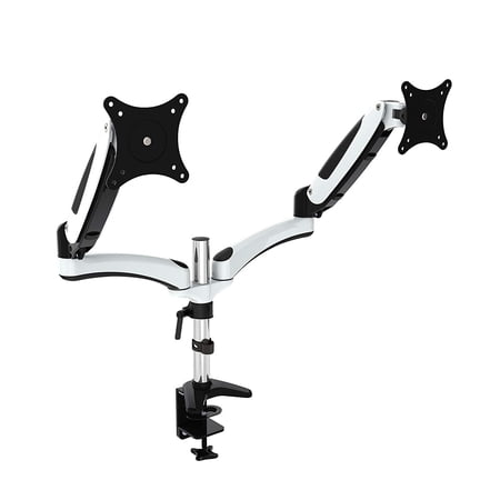UPC: 0627170100028 | Amer Networks Dual Monitor Mount with Articulating Arm  Multicolored