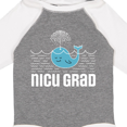 thumbnail image 4 of Inktastic NICU Grad Baby Whale Boys or Girls Long Sleeve Baby Bodysuit, 4 of 5