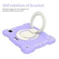 thumbnail image 2 of TECH CIRCLE Kids Case for Apple iPad mini 6th Gen 8.3-inch 2021 - Rugged Protective Handle Kickstand Shockproof Hybrid TPU PC Cover Shoulder Strap Pencil Holder Case for Apple iPad mini 6-Lightpurple, 2 of 7