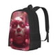 thumbnail image 1 of Disketp Surreal Pink Headphones Mochila Minimalista de Gran Capacidad, Mochila de Viaje para Escuela, Trabajo o Uso Diario, 1 of 6