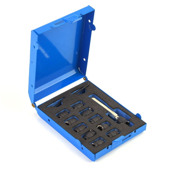 Outil de Tige Hexagonale, 13 Pcs Durable Double Tige Hexagonale Outil de Coupe Perceuse Performance Éprouvée