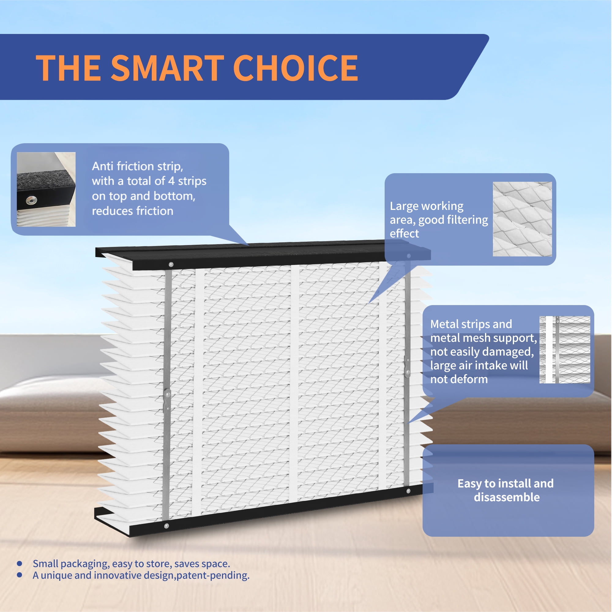 2Pack 216 Replacement Filter,Compatible with AprilAire 216 Whole House Air Purifiers Models,1210,1620,2210,2216,3210,4200,MERV 16 HVAC Furnace Filter Replacement,20x25x4 Air Filter