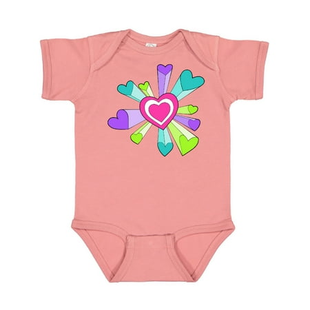 

Inktastic Heart Explosion for Valentines Day Gift Baby Boy or Baby Girl Bodysuit