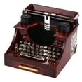 thumbnail image 6 of Home Retro Vintage Typewriter Music Box Room Office Mechanical Decoration Kids Retro Music Box, 6 of 6