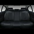thumbnail image 4 of Coverado Car Seat Covers Full Set, Luxury Faux Leather Front and Rear Seat Protectors, Universal Fit Automotive Cushions, Black, 4 of 8
