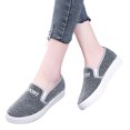 thumbnail image 3 of NOKIO Classic Women'S Canvas Slip-Ons Modern Women'S Casual Slip-On Shoes Women'S Stylish Gym Sneakers Women's Comfortable Anti Slip Breathable Soft Sole Lightweight Casual Canvas Shoes, 3 of 5