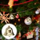 thumbnail image 2 of ColoMX 1 campana artesanal de latón decorativa para manualidades de festivales de Navidad, 2 of 8