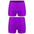 thumbnail image 1 of Zaldita Shorts de Sport pour Garçons, Extensibles, pour la Gym, Course, Cyclisme, Violet 14, 1 of 6