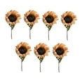 thumbnail image 1 of Ramo de flores artificiales Cateissary 7 piezas de girasoles decoración Amarillo, 1 of 6