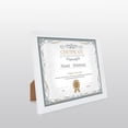 thumbnail image 3 of Scholartree 5P Contemporary Gallery Document Picture Frame Set, A4/8.5x11 Tabletop Picture Frames, White, 3 of 4