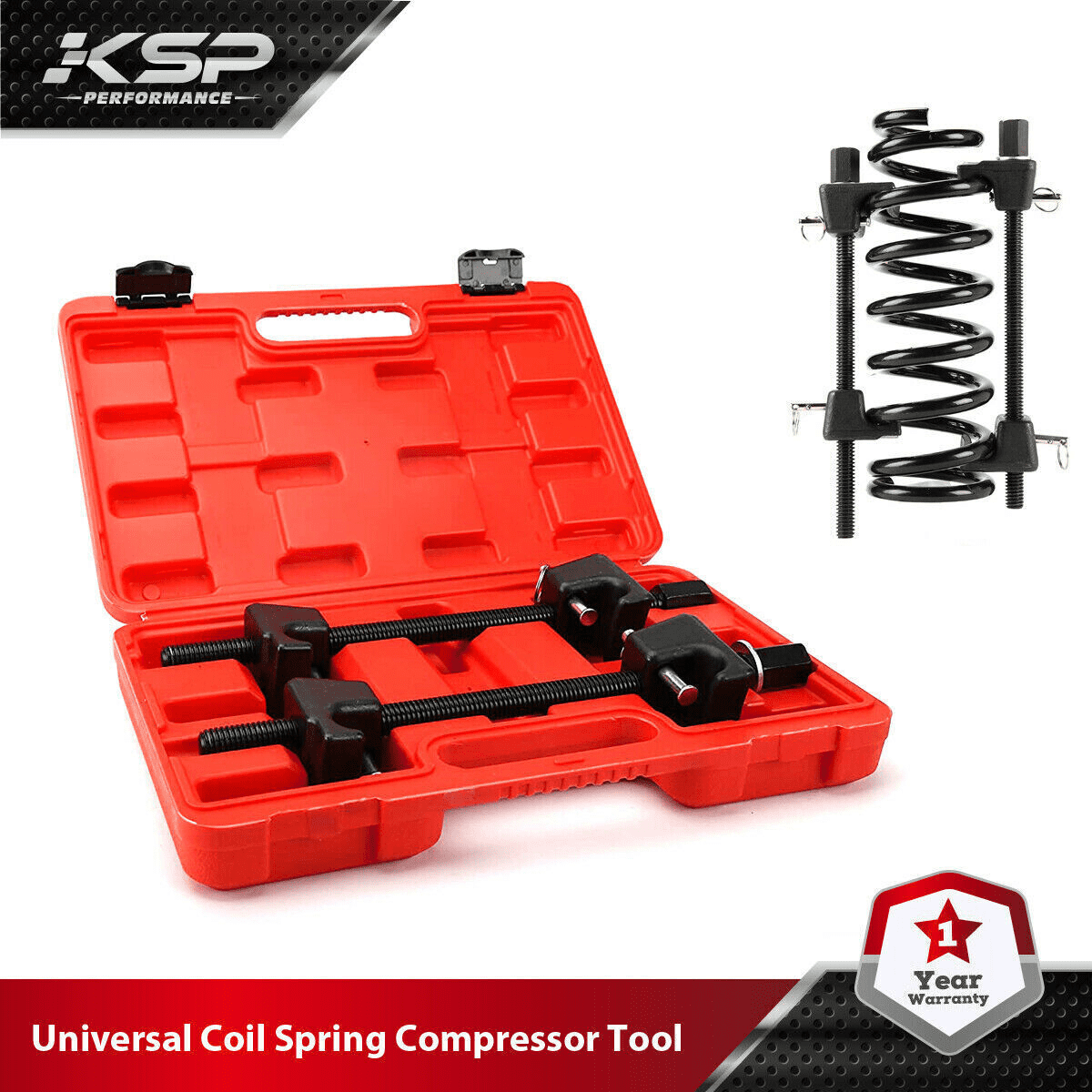 2pc Coil Spring Compressor For MacPherson Struts Shock Absorber Car