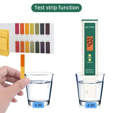 Digital PH Meter, High Accuracy Water Quality Tester with 0-14 PH Range for Household Drinking, s, Aquarium, Brewing, Pool, PH
