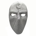 thumbnail image 1 of Figura de película Caballero con cubierta facial de látex suave, tocado de caballero para cosplay, accesorios de disfraz para fiesta, 1 of 8