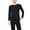 Black, variant on 2Pcs/Set Men’s Thermal Underwear Fleece Lined Base Layer Long Johns Set Top and Bottom Winter Sports Suits