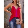 thumbnail image 2 of Uhndy Women's Tank Top Sexy V Neck Camisole Casual Sleeveless Spaghetti Strap Shirts Tops, 2 of 5