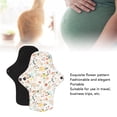 thumbnail image 3 of Reusable Sanitary Pad, Bright Color Super Absorbent 5pcs Flower Pattern Washable Menstrual Pad  for Home for Lady, 3 of 7