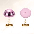 thumbnail image 3 of 50Pcs Dome Studs, 10mm Plastic Round Mushroom Flat Back Rivets, Purple, 3 of 6