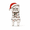 cat, variant on Magnetic Wobble Christmas Ornament – Wooden Holiday Character, Cute Interactive Christmas Decor for Refrigerator, Kitchen, Office and Magnetic Holiday Displays (santa claus)