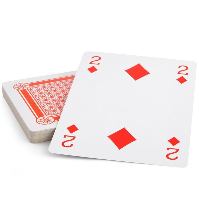 Jumbo Large Size Deck Poker Playing Game Card Party Games Large Print  12.5x8.5cm