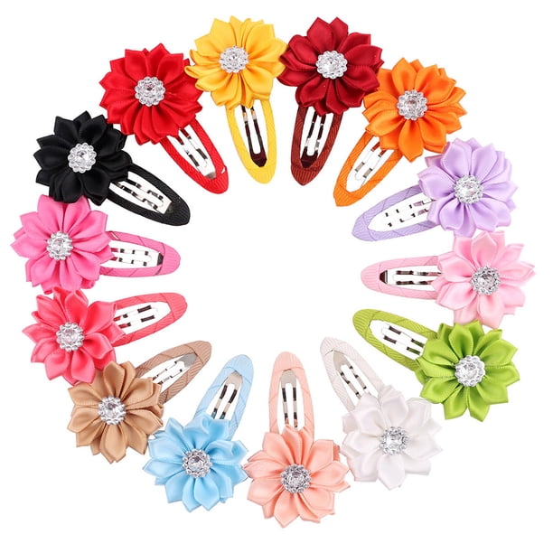 WEUVEB 12Ud Clips De Con De Coloridas Para Peinados Variados Y Diarios