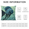 thumbnail image 6 of COMIO  Beach Throw Pillow Covers Summer Pillow Cases, Outdoor Patio Furniture Decorative Cushion Covers for Couch Sofa Home Decoration, Blue Green 2pc, 6 of 6