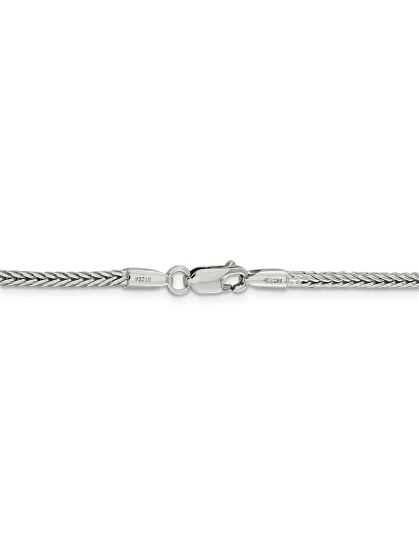 Chains .925 Sterling Silver 1.45MM Round Franco Link Necklace 