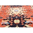 thumbnail image 5 of Unique Loom Taftan Collection Geometric Tribal Area Rug, 7 x 10 Feet, Terracotta/Ivory, 5 of 5