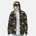 thumbnail image 3 of Picia Basketball Women's Men's UPF 50+ Sun Protection Hoodie Shirt Long Sleeve SPF Fishing Outdoor UV Hiking Lightweight Shirts-Medium, 3 of 9