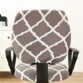 thumbnail image 3 of Moonsaad Stretch Office Computer Rotating Chair Split Cover, Spandex Seat Cover Chair Protector Slipcover, 3 of 8
