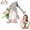 Grey, variant on Spring Decor, 15in Handmade Plush with Tulip Bouquet Decorations for Home Classroom Office Shop, Mother's Day Teachers' Day Easter Gifts (1, Pink)