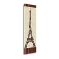 thumbnail image 2 of Tangletown Fine Art 'Paris City Words I Border' by Pela Studio Textual Art on Wrapped Canvas, 2 of 3