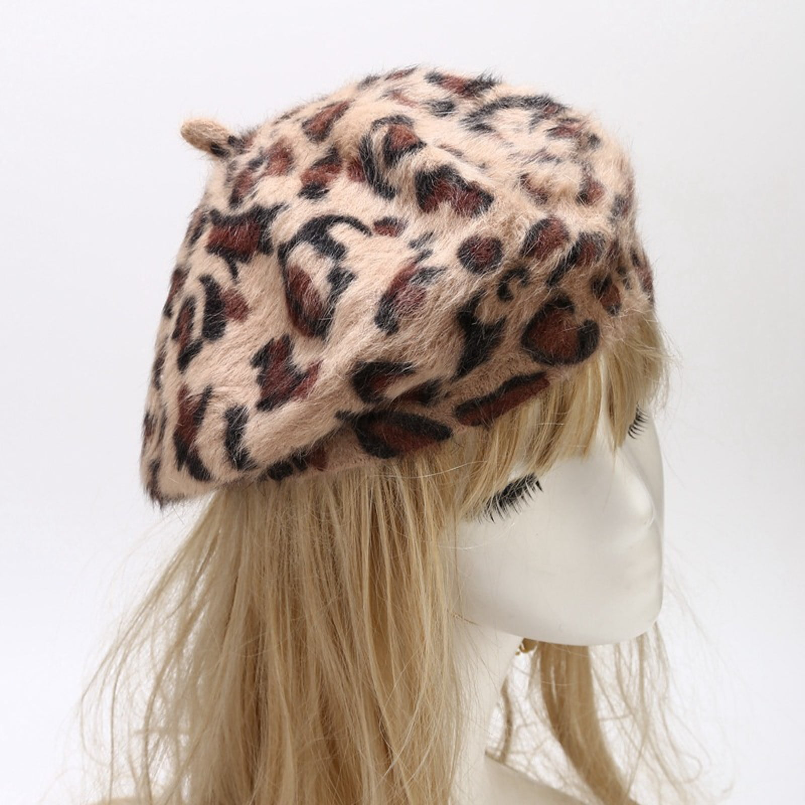 TAIAOJING Winter Beanie Hat for Women Men Ladies Fashion Rabbit