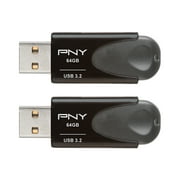 64GB Elite Turbo Attaché 4 USB 3.2 Flash Drive 2-Pack