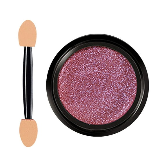 KeirineCC Chrome Nail Powder, Metallic Mirror Powder, Chrome Nail Powder Mirror Effect, 6 Colors Holographic Pigment Powder, Manicure Nail Art Decoration Glitter - Rose Gold