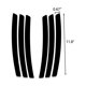 thumbnail image 3 of Xotic Tech 6 Piezas De Calcomanía De Vinilo Para Ventilación Lateral L&R Para Carrocería De Coche, Compatible Con Chevrolet Camaro 2010-2015 (Negro Mate), 3 of 5